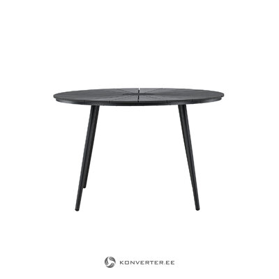 Black Garden dining table (San Vito) d=120