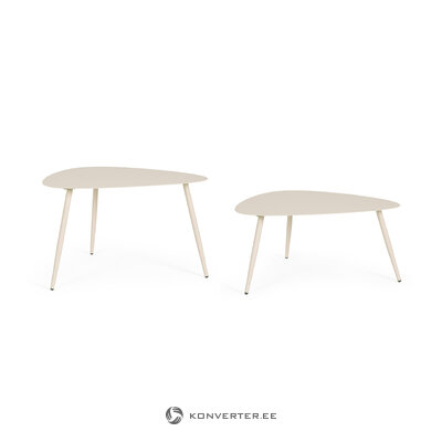 Beige Coffee Table Set (Yvonne)