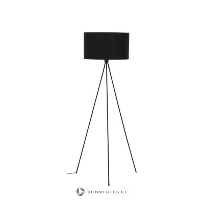Black floor lamp (cella) with a cosmetic defect