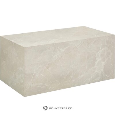 Sohvapöytä marmorijäljitelmällä (lesley) hallin näyte, jossa kosmeettinen vika