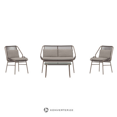 Pruun Aiamööbli Komplekt (Zakynthos)