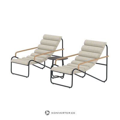 Dark Deck Chair Set (Ithaka)