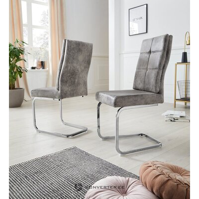 Light gray soft chair (lale)