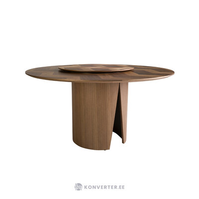 Round Walnut Dining Table (Angel Cerda) d=150