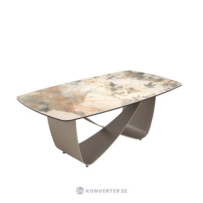 Rudas porceliano ovalus kavos staliukas (Angel Cerdá)