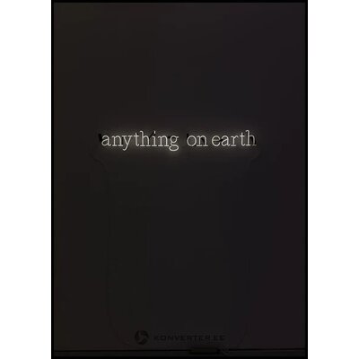 Black Framed Wall Picture Anything (Malerifabrikken) 30x40