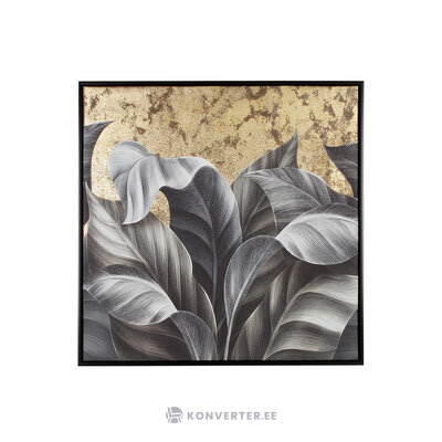 Maalaus mustalla kehyksellä (coralie) 82x82