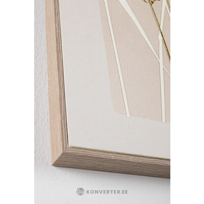 Картина в легкой раме (бежевая), 60х60 см