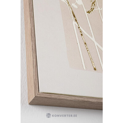 Kevyesti kehystetty maalaus (Neigem) 60X60