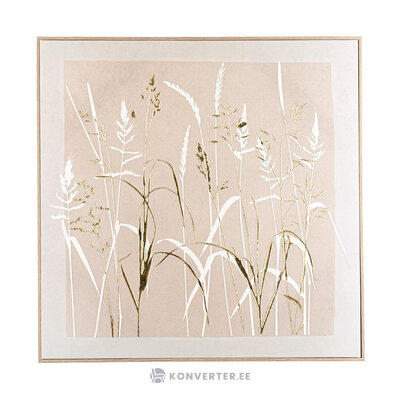 Картина в легкой раме (бежевая), 60х60 см