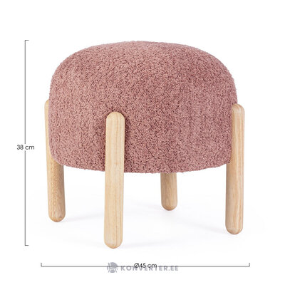 Dark pink ottoman (dayla)