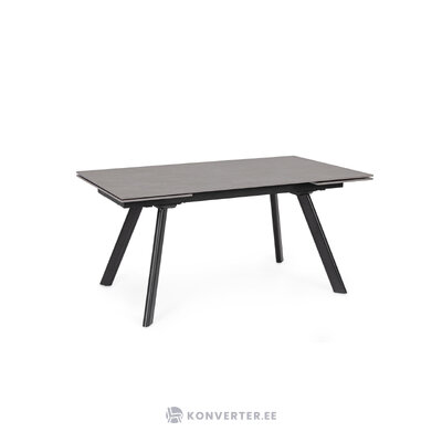 Melns izvelkams galds (jarkko) 160-240x90