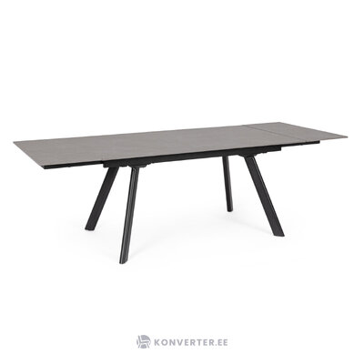 Melns izvelkams galds (jarkko) 160-240x90