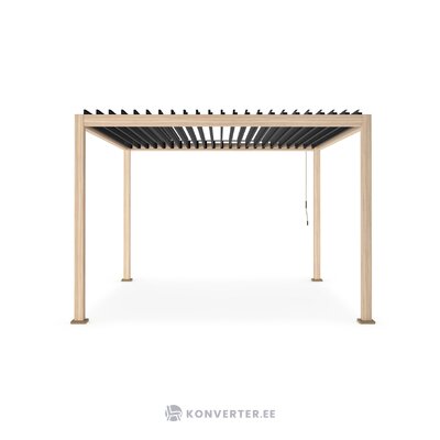 Pergola ocean natural-charc (bizzotto) 3.6x3.6m