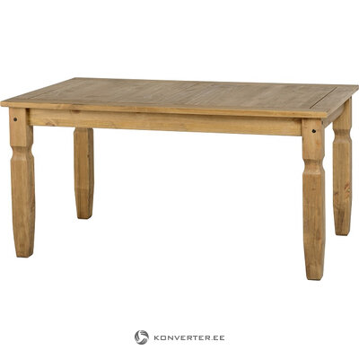 Light brown solid wood dining table mexico