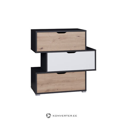 Dresser (iwa) bsl koncepcija tamsiai pilka, mdf, 90x40x90