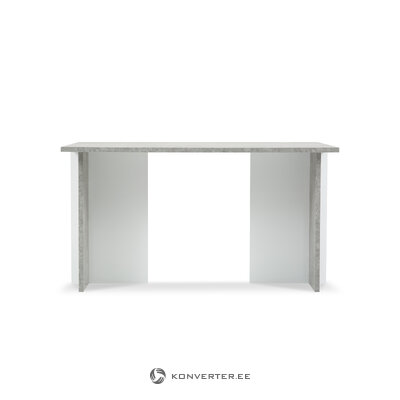 Coffee table (elina) bsl concept gray and white, mdf