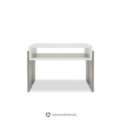 Kafijas galdiņš (zoie) bsl koncepts balts, mdf, 45x60x60