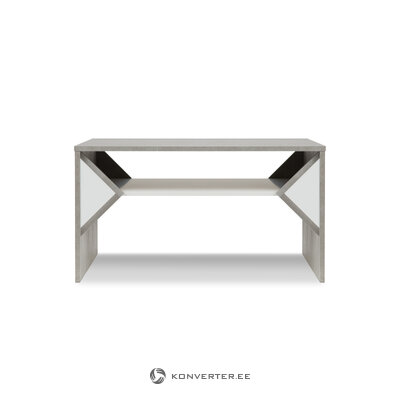 Kafijas galdiņš (melani) bsl koncepta betons un balts, mdf, 50x60x90