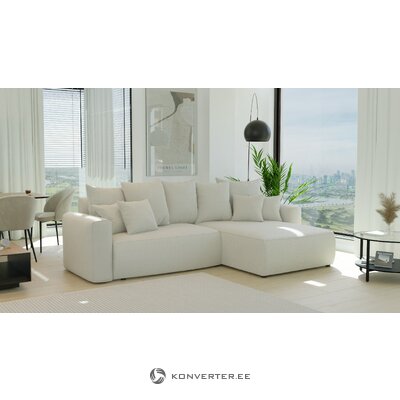 Balta L-veida dīvāngulta (bari l) komforts