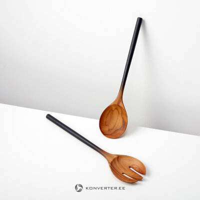 Must Tiigipuit Serveerimiskomplekt Teak