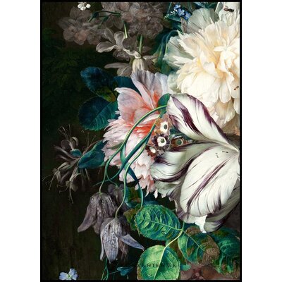 Musta Raamiga Seinapilt Bouquet 1 (Malerifabrikken)