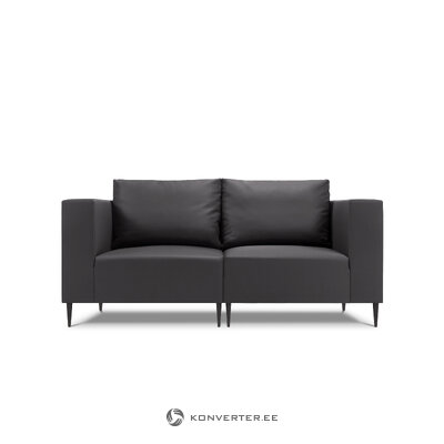 Garden sofa (fiji) calme jardin black, vinyl, black metal