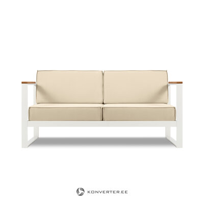 Садовый диван (Таити) бежевый, структурная ткань