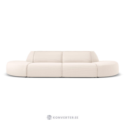 Lauko sofa &#39;maui&#39; šviesiai smėlio spalvos, struktūrinio audinio