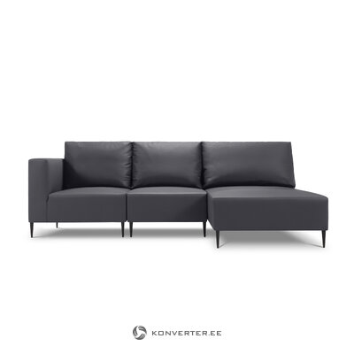 State sofa (fiji) calme jardin dark gray, vinyl, black metal, better