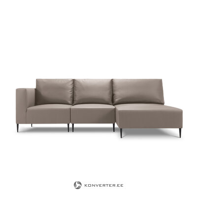 Sofa (fiji) calme jardin beige, vinyl, black metal, better