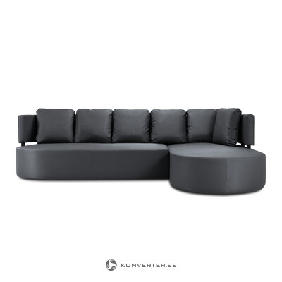 State sofa (barts) calme jardin dark grey, vinyl, without legs, better