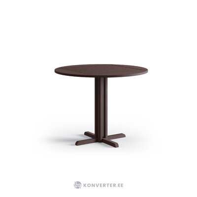 Coffee table &quot;annet&quot; dark brown, ash wood