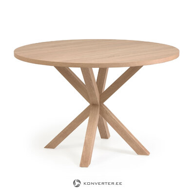 Round brown dining table (argo) d=120