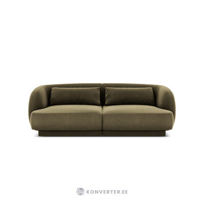 Samta dīvāns (izstrādājums) zaļš, samts