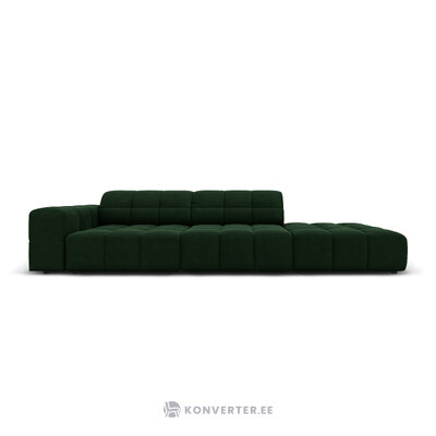 Velvet sofa &#39;chicago&#39; bottle green, velvet, better