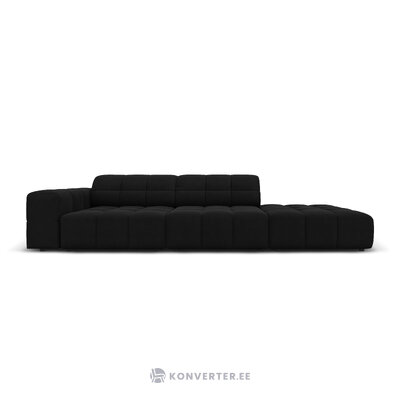 Velvet sofa &#39;chicago&#39; black, velvet, better