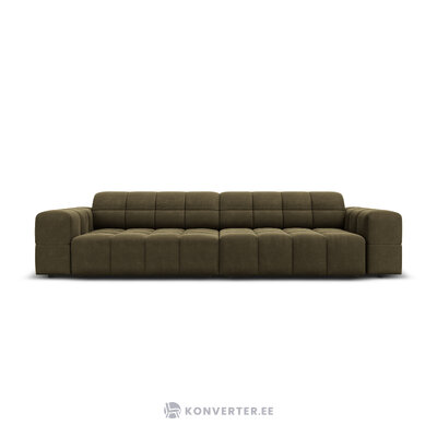 Aksominė sofa &#39;chicago&#39; žalia, aksominė