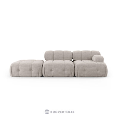 Модульный диван &quot;ferento&quot;, светло-серый, структурированная ткань, левый