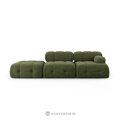 Modulinė sofa &#39;ferento&#39; žalia, struktūrinio audinio, kairėje