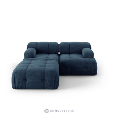 Модульный диван &quot;Ференто&quot; синий джинс, структурированная ткань