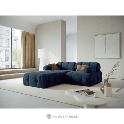 Modular sofa &#39;ferento&#39; blue jeans, structured fabric