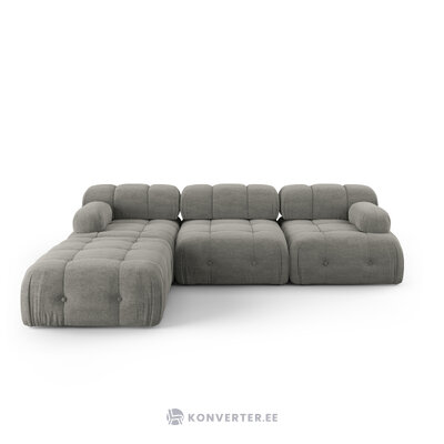 Модульный диван &quot;ferento&quot; серый, структурированная ткань