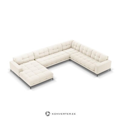 U-veida stūra dīvāns (bali) kosmopolītisks dizains