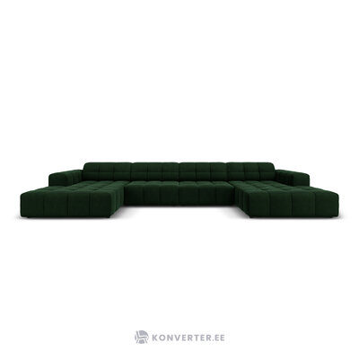 Velvet panoramic diva &#39;chicago&#39; bottle green, velvet