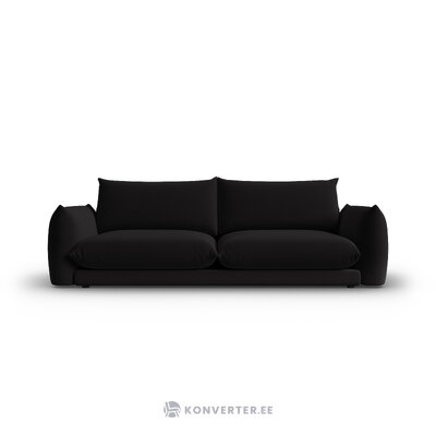Velvet sohva &#39;naima&#39; musta, sametti