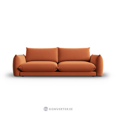 Velvet sohva &quot;naima&quot; terrakotta, sametti