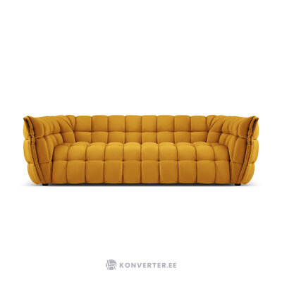 Velvet sohva &#39;cedric&#39; keltainen, sametti
