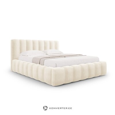 Gaiši bēša gulta ar veļas kasti ludivine (christian lacroix) 160x200