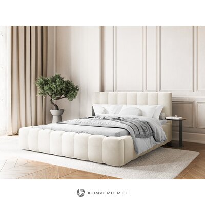 Vaaleanbeige sänky säilytyslaatikolla Ludivine (Christian Lacroix) 160x200